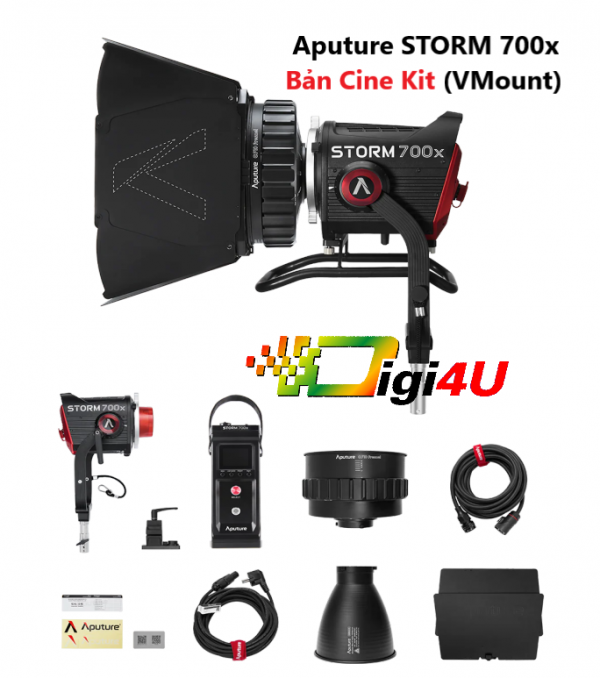 Đèn Aputure STORM 700X ( chipset BLAIR ) ( Bản Cine Kit ) | Chính Hãng ( New 2025 )