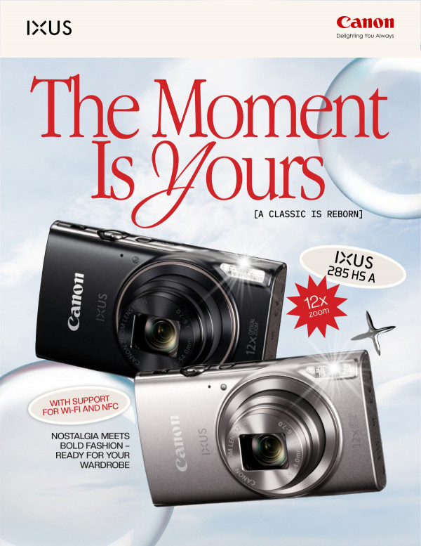 Máy Ảnh Canon IXUS 285 HS A (Ixy 650) (Black) | Chính Hãng