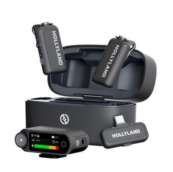 Bộ Micro không dây Hollyland LARK MAX 2 (Space Gray) - Combo | Chính hãng 