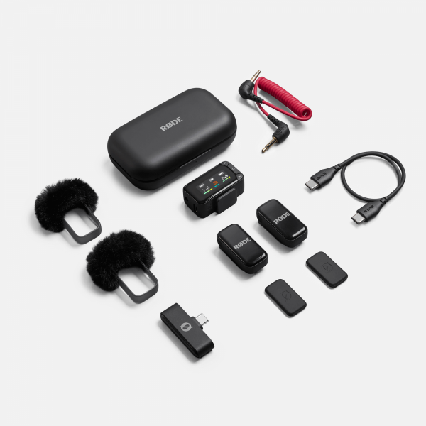 Mic không dây RODE Wireless Micro Camera Kit ( Kết nối Type-C và 3.5mm )  | Chính Hãng