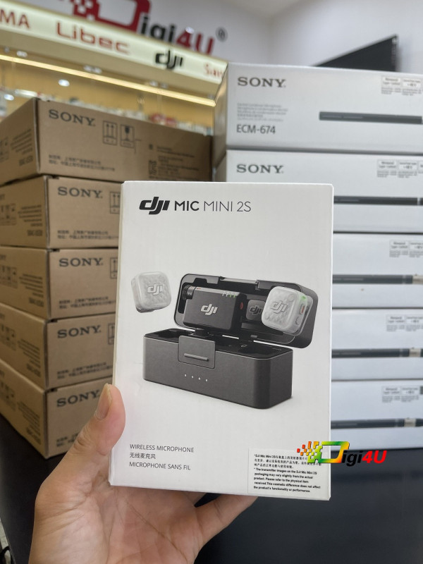 DJI Mic mini 2s ( 2 Tx + 1 Rx + Charging Case) 2026 |  Chính Hãng