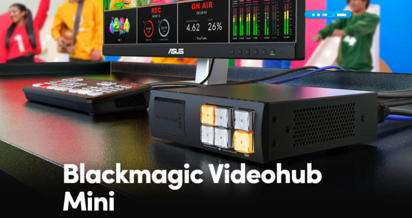  Blackmagic Videohub Mini 4x2 12G - Chính Hãng ( Mã sản phẩm: VHUBSMTG12G0402 ) 