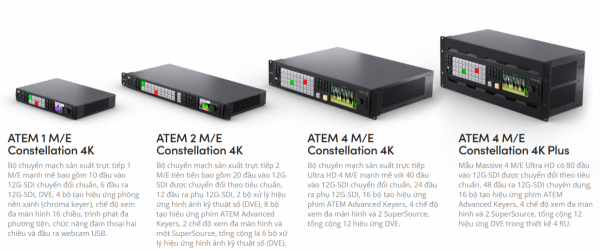 Bộ trộn hình Blackmagic ATEM 1 M/E Constellation 4K | CHÍNH HÃNG