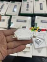 Đầu đọc thẻ tam giác 3 in 1 Magnetic Cap ( TypeC, lightning, USB )