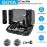 Boya Link - Micro thu âm không dây 3 trong 1 dành cho Điện Thoại/ Máy Ảnh