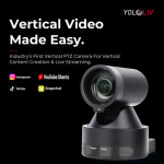 YoloLiv Verticam 1080p Vertical Live Streaming PTZ Camera with 12x Optical Zoom - Chính hãng