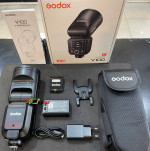 Đèn Flash đầu tròn Godox - V100 | Chính hãng