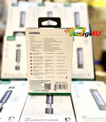  Đầu đọc thẻ nhớ SD/TF chuẩn USB Type C và USB 3.0 Ugreen 50706 - Chính hãng