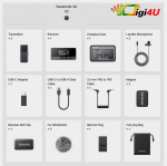 SARAMONIC AIR 02 - Với cổng Mic In ( 1RX x 2TX + LAV ) | Chính hãng 