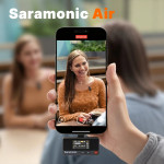 SARAMONIC AIR 02 - Với cổng Mic In ( 1RX x 2TX + LAV ) | Chính hãng 