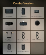 Bộ Micro không dây Hollyland LARK MAX 2 (Space Gray) - Combo | Chính hãng 