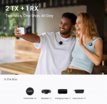 Miccro không dây Insta360 Mic Pro | Chính hãng 