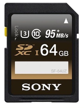 Sony SDXC Professional 64gb Class 10 UHS-I U3 95Mb/s (SF-64UZ)