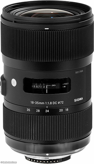 Sigma 18-35mm f/1.8 DC HSM Art for Canon 